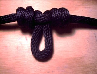 Dropper Loop knot creating a loop in fishing line