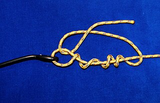 Improved Clinch knot before tightening